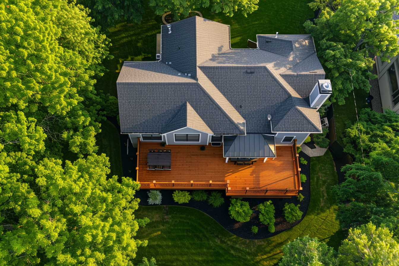 Aerial View Custom Deck