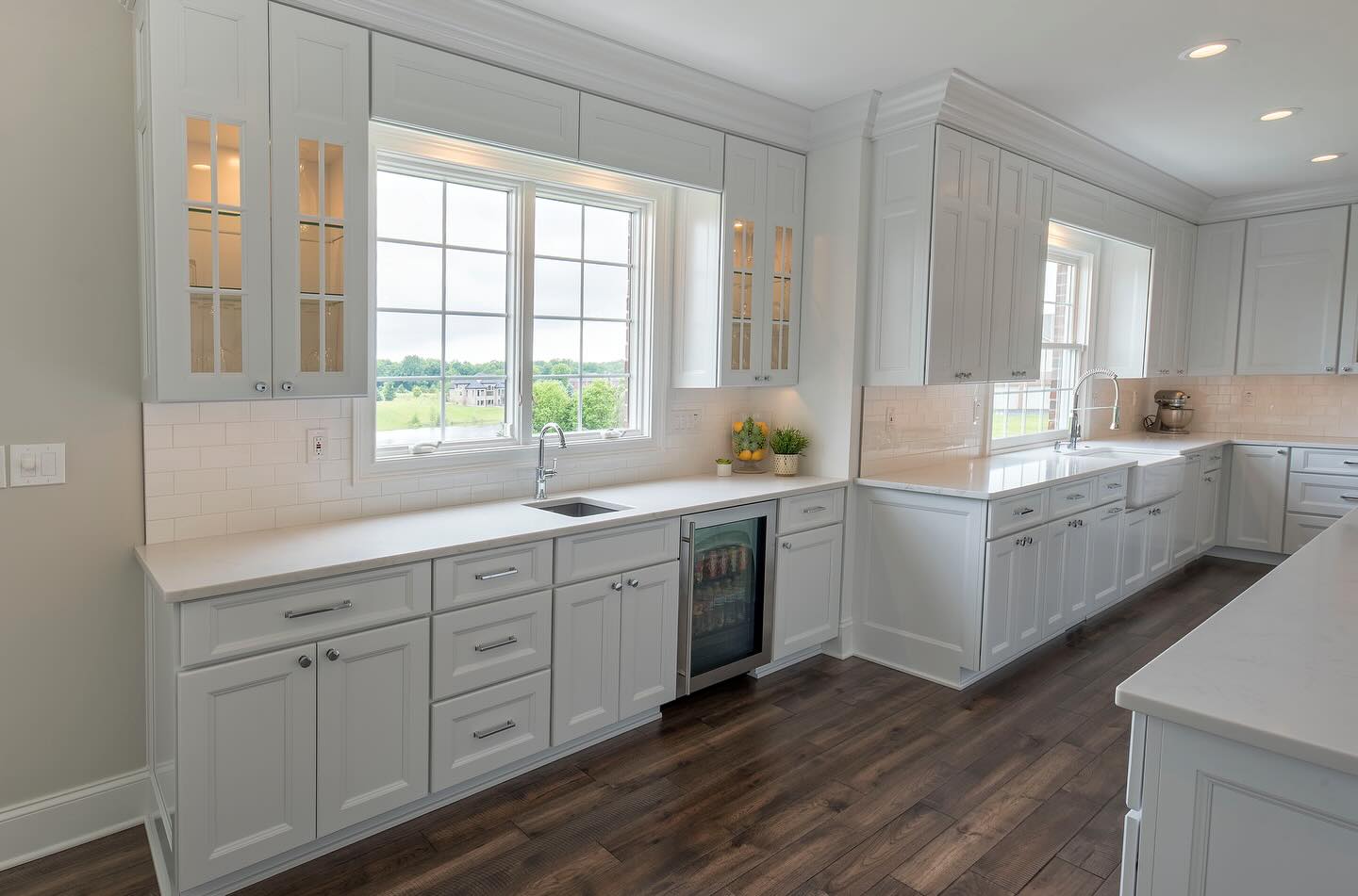Custom White Kitchen